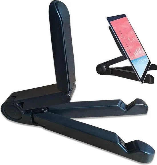 Tablethouder bureau – Dockstandaard – Universeel voor tablets & e-readers – Verstelbaar – Zwart-Tablethouder-Ilumina Benelux