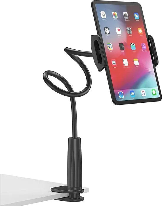Tablethouder bureau – Flexibel verstelbaar statief – Universele smartphone standaard – Voor tafel bed – Zwart-Ilumina Benelux