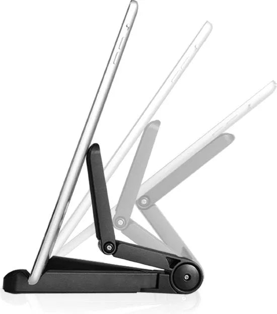 Tablethouder bureau – Multi-angle standaard – Universeel 5-12 inch – Voor tablet e-reader smartphone – Zwart-Ilumina Benelux