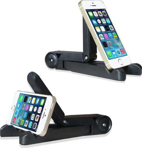 Tablethouder bureau – Multi-angle standaard – Universeel 5-12 inch – Voor tablet e-reader smartphone – Zwart-Ilumina Benelux