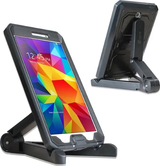 Tablethouder bureau – Multi-angle standaard – Universeel 5-12 inch – Voor tablet e-reader smartphone – Zwart-Ilumina Benelux