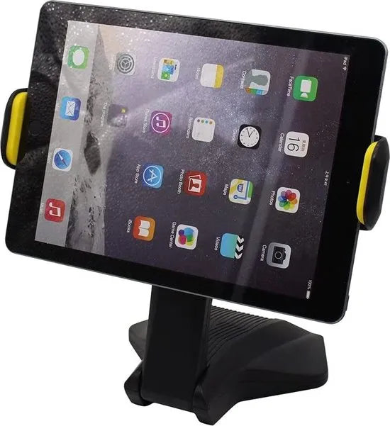 Tablethouder bureau – Universele verstelbare beugel – Bureau/tafel standaard – Desk mount – Zwart-Ilumina Benelux