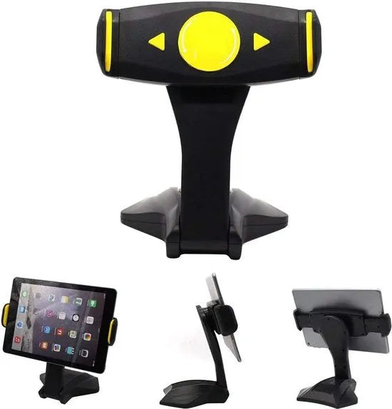 Tablethouder bureau – Universele verstelbare beugel – Bureau/tafel standaard – Desk mount – Zwart-Ilumina Benelux