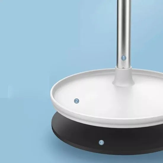 Tablethouder bureau – Verstelbare standaard – 360° draaibaar – Universeel voor telefoon en tablet – Zwart-Ilumina Benelux