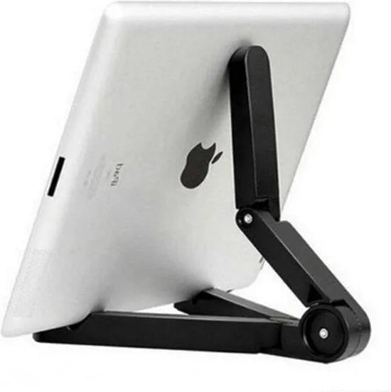 Tablethouder bureau – Verstelbare tablet & telefoon houder tot 13 inch – Lichtgewicht draagbaar – Voor iPad iPhone Samsung Huawei – Zwart-Tablethouder-Ilumina Benelux