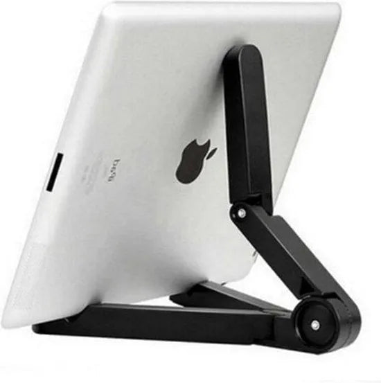 Tablethouder bureau – Verstelbare tablet & telefoonstandaard tot 13 inch – Ideaal voor thuiswerken – Keuken/Slaapkamer – Wit-Tablethouder-Ilumina Benelux
