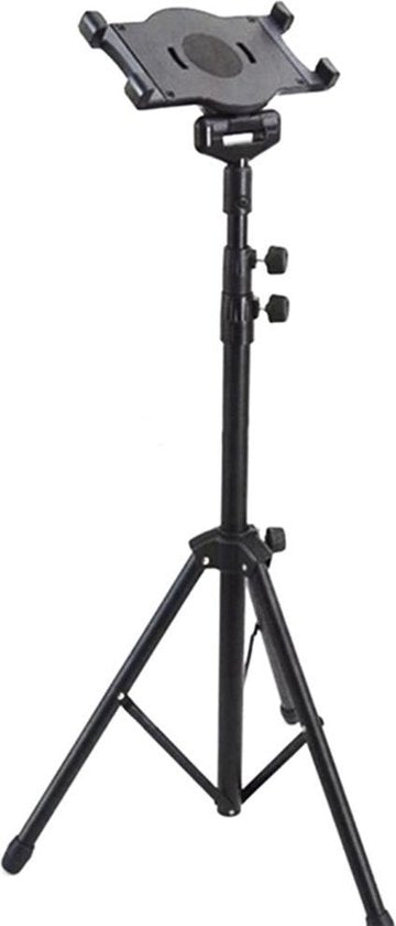 Telefoon- en Tablethouder Tripod – Geschikt voor iPhone, Samsung Galaxy Tab en Tablet – Verstelbaar Statief – Zwart-Statief-Ilumina Benelux