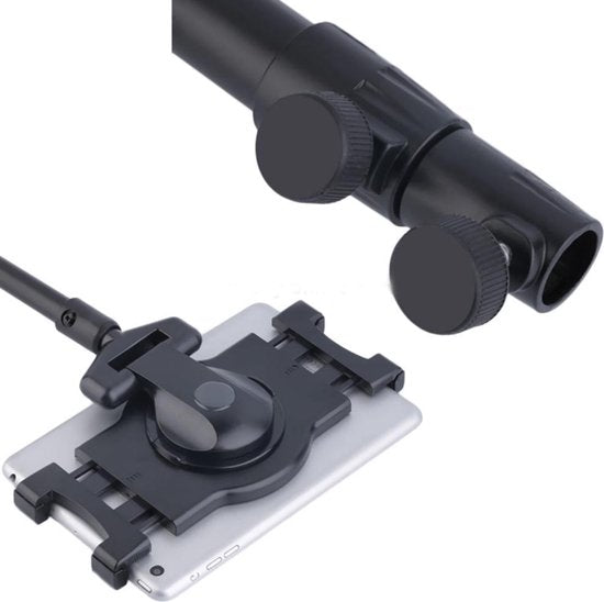 Telefoon- en Tablethouder Tripod – Geschikt voor iPhone, Samsung Galaxy Tab en Tablet – Verstelbaar Statief – Zwart-Statief-Ilumina Benelux
