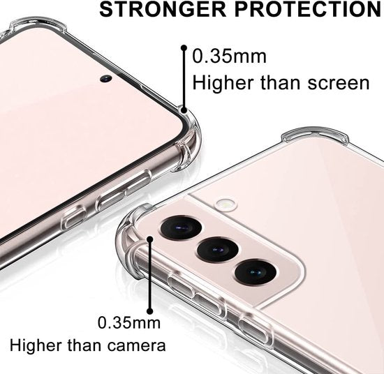 Telefoonhoesje met Koord Geschikt voor: Samsung Galaxy S22 - Transparant-Ilumina Benelux