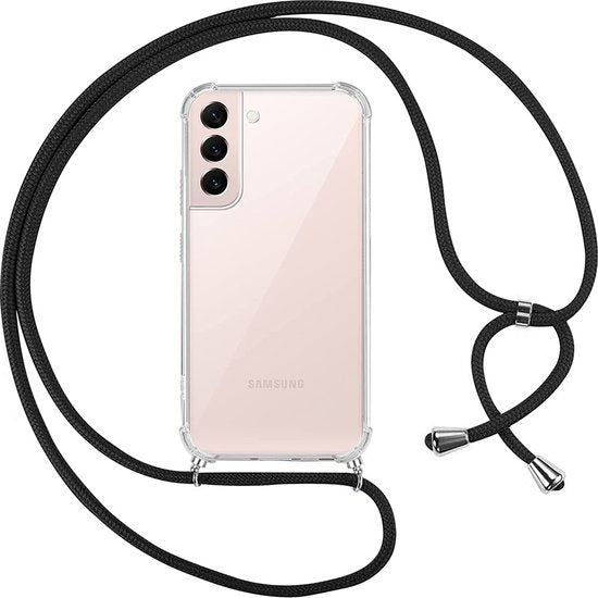Telefoonhoesje met Koord Geschikt voor: Samsung Galaxy S22 - Transparant-Ilumina Benelux