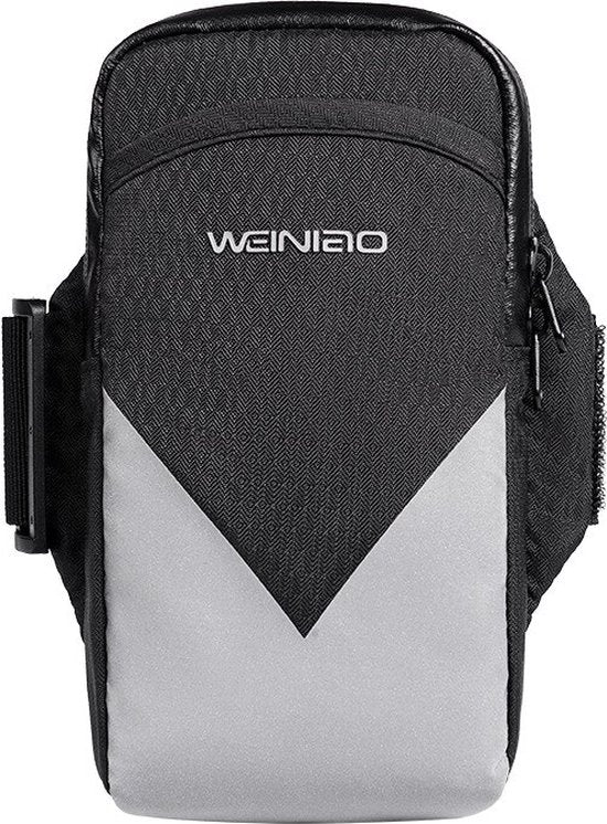 Telefoonhouder armband – Sport hardloop armband 6,7 inch – Waterdicht – Reflecterend – Zwart-Ilumina Benelux