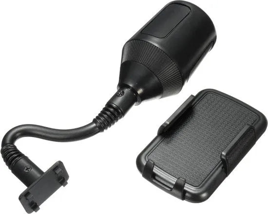 Telefoonhouder auto – Bekerhouder Mount – Universeel voor Smartphones – Verstelbare Klem – Zwart-Ilumina Benelux