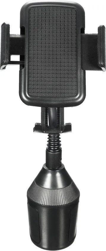 Telefoonhouder auto – Bekerhouder Mount – Universeel voor Smartphones – Verstelbare Klem – Zwart-Ilumina Benelux