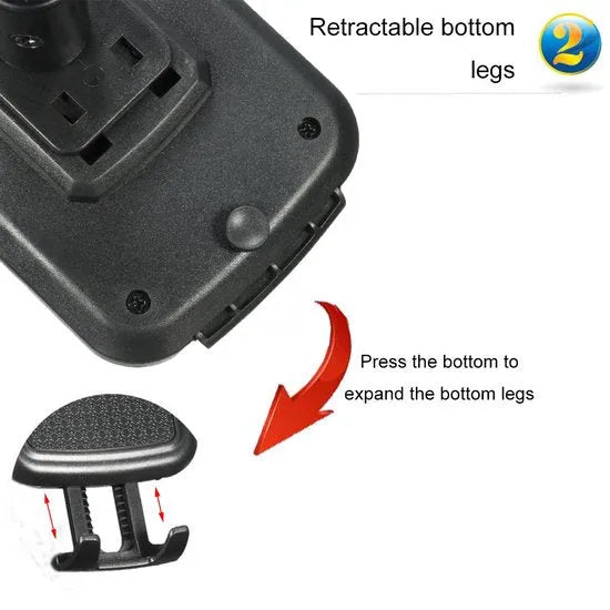 Telefoonhouder auto – Bekerhouder Mount – Universeel voor Smartphones – Verstelbare Klem – Zwart-Ilumina Benelux