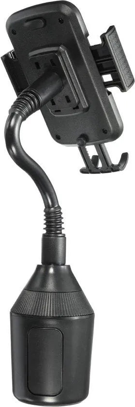 Telefoonhouder auto – Bekerhouder Mount – Universeel voor Smartphones – Verstelbare Klem – Zwart-Ilumina Benelux