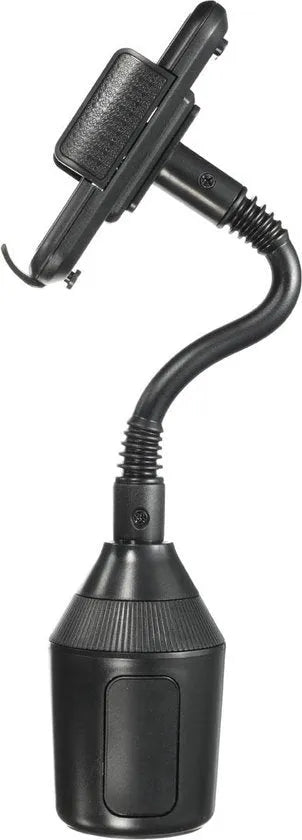Telefoonhouder auto – Bekerhouder Mount – Universeel voor Smartphones – Verstelbare Klem – Zwart-Ilumina Benelux