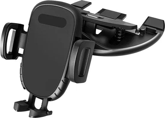 Telefoonhouder auto – CD-sleuf houder met klem – 360° draaibaar – Verstelbaar LB-524 – Zwart-Ilumina Benelux