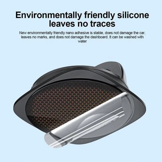 Telefoonhouder auto – Dashboard anti-slip sticky pad – Plakfunctie – Smartphone & muntenhouder – Zwart-Ilumina Benelux