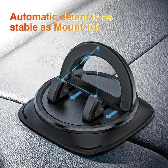 Telefoonhouder auto – Dashboard anti-slip sticky pad – Plakfunctie – Smartphone & muntenhouder – Zwart-Ilumina Benelux