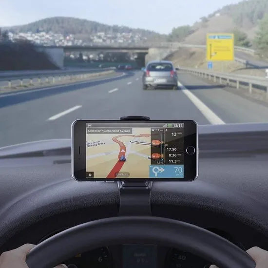 Telefoonhouder auto – Dashboard Autohouder – Universeel – Verstelbaar – Zwart-Ilumina Benelux