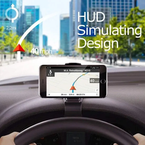 Telefoonhouder auto – Dashboard Autohouder – Universeel – Verstelbaar – Zwart-Ilumina Benelux