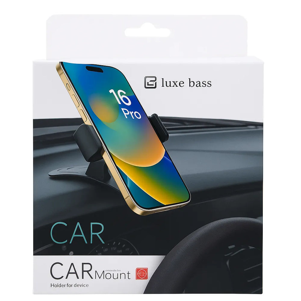 Telefoonhouder auto – Dashboard houder achter stuur – Universeel smartphonehouder – Anti-slip grip – Zwart-Ilumina Benelux
