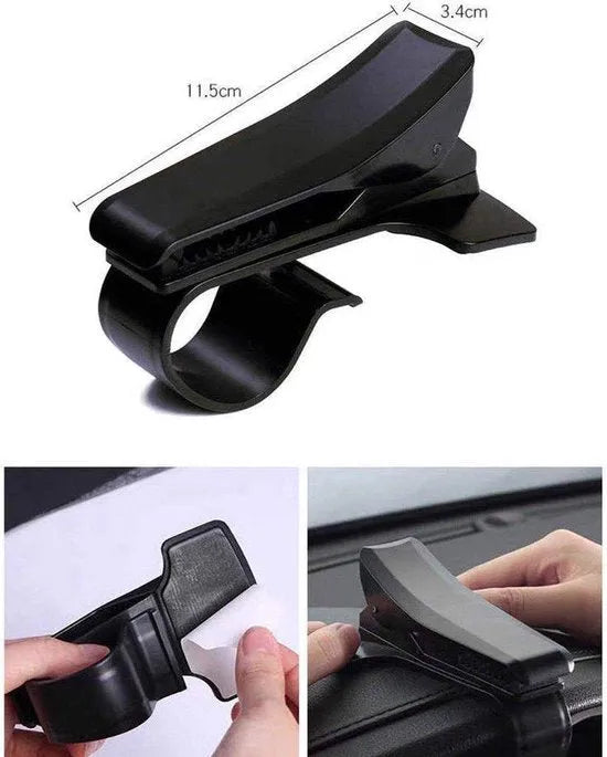 Telefoonhouder auto – Dashboard Klem Mount – Luipaard Design – Universeel – Zilver-Ilumina Benelux