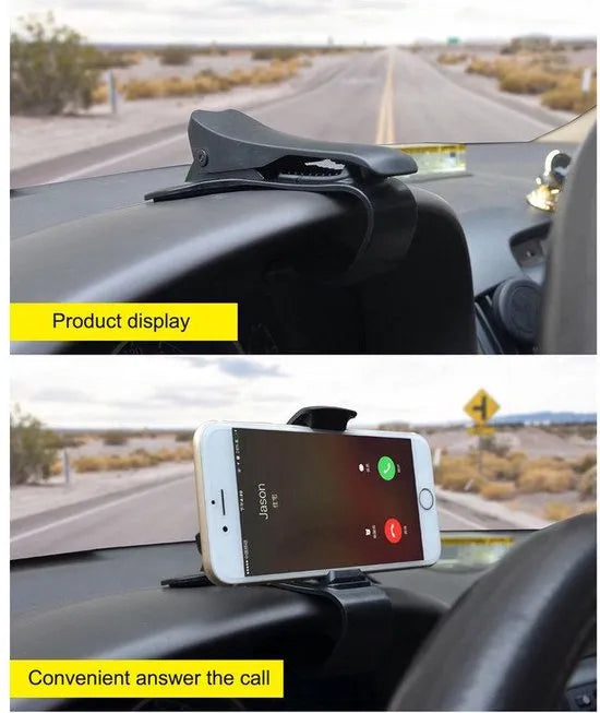 Telefoonhouder auto – Dashboard Montagestandaard – Universele GSM Houder – Stevige Grip – Zwart-Ilumina Benelux
