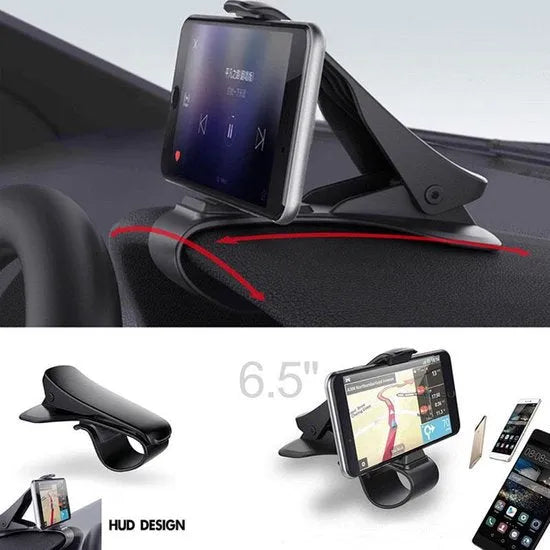 Telefoonhouder auto – Dashboard Montagestandaard – Universele GSM Houder – Stevige Grip – Zwart-Ilumina Benelux