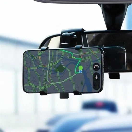 Telefoonhouder auto – Dashboard Mount – 360° Draaibaar – Universeel 4-7 Inch – Zwart-Ilumina Benelux