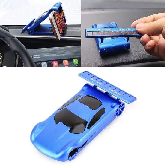 Telefoonhouder auto – Dashboard Mount LB-443 – 3M Plaksticker – Multifunctioneel – Zwart-Ilumina Benelux