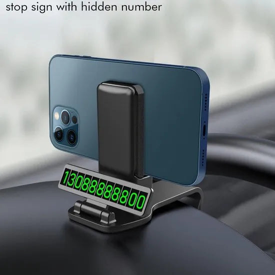 Telefoonhouder auto – Dashboard & Spiegel/Zonneklep Montage – Universeel – 360° Draaibaar – Zwart-Ilumina Benelux