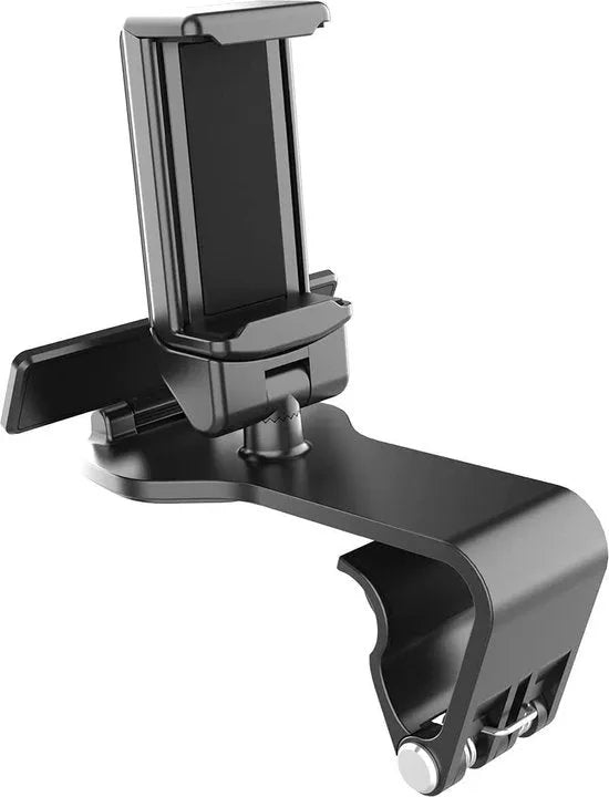 Telefoonhouder auto – Dashboard & Zonneklep Mount – 360° Draaibaar – Universeel 4.7-7.2 inch – Zwart-Ilumina Benelux