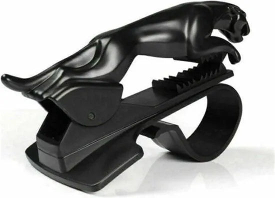 Telefoonhouder auto – Luipaard Vorm – Dashboard Achter Stuur – Universeel – Zwart-Ilumina Benelux