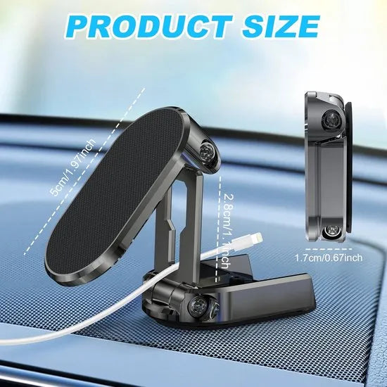 Telefoonhouder auto – Magnetisch Dashboardhouder – Sterke Magneet – Universele Autohouder – Zwart-Ilumina Benelux