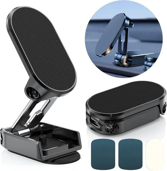 Telefoonhouder auto – Magnetisch Dashboardhouder – Sterke Magneet – Universele Autohouder – Zwart-Ilumina Benelux