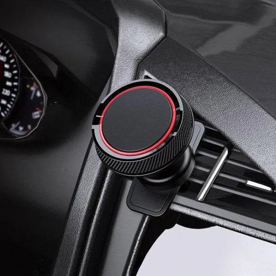 Telefoonhouder auto – Magnetisch Luchtrooster – 360° Draaibaar – Sterke Magneet – Universeel voor Smartphones – Zwart-Telefoonhouders-Ilumina Benelux