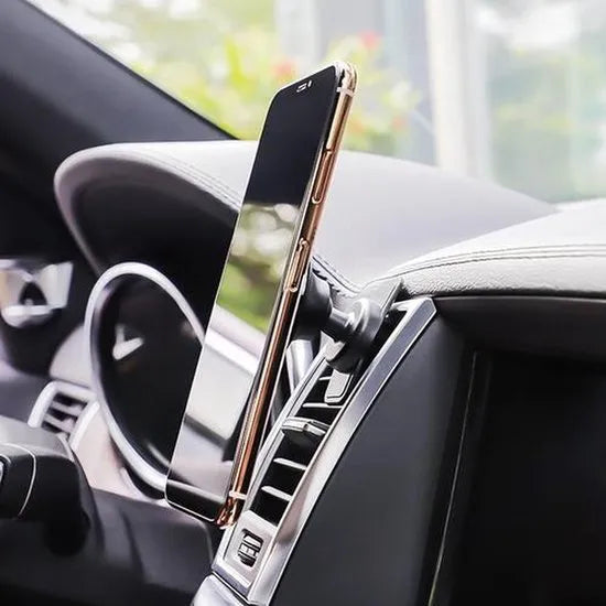 Telefoonhouder auto – Magnetisch Luchtrooster – 360° Draaibaar – Sterke Magneet – Universeel voor Smartphones – Zwart-Telefoonhouders-Ilumina Benelux