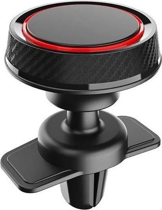 Telefoonhouder auto – Magnetisch Luchtrooster – 360° Draaibaar – Sterke Magneet – Universeel voor Smartphones – Zwart-Telefoonhouders-Ilumina Benelux