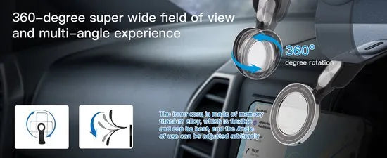 Telefoonhouder auto – Magnetisch MagSafe – Dashboard & LCD scherm montage – Universeel voor alle telefoons – Zwart-Ilumina Benelux