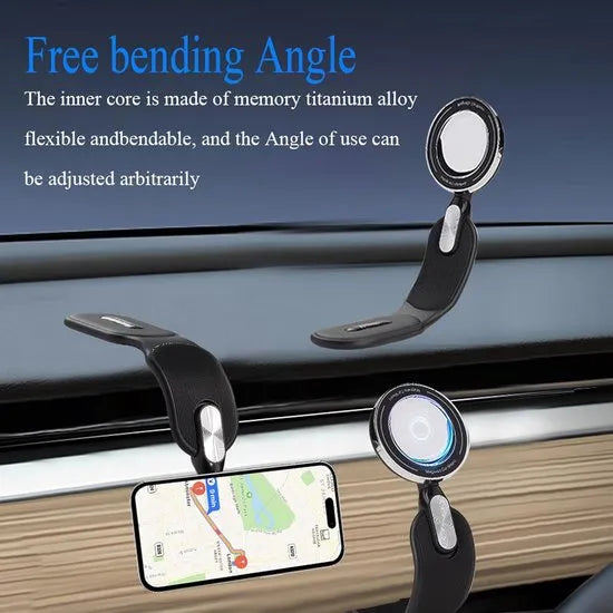 Telefoonhouder auto – Magnetisch MagSafe – Dashboard & LCD scherm montage – Universeel voor alle telefoons – Zwart-Ilumina Benelux