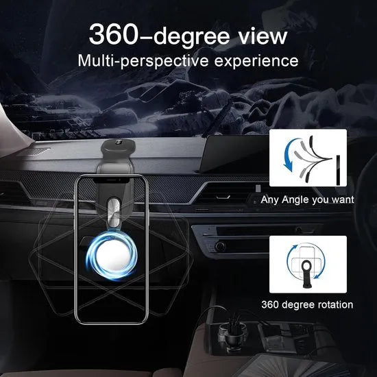 Telefoonhouder auto – Magnetisch MagSafe – Dashboard & LCD scherm montage – Universeel voor alle telefoons – Zwart-Ilumina Benelux
