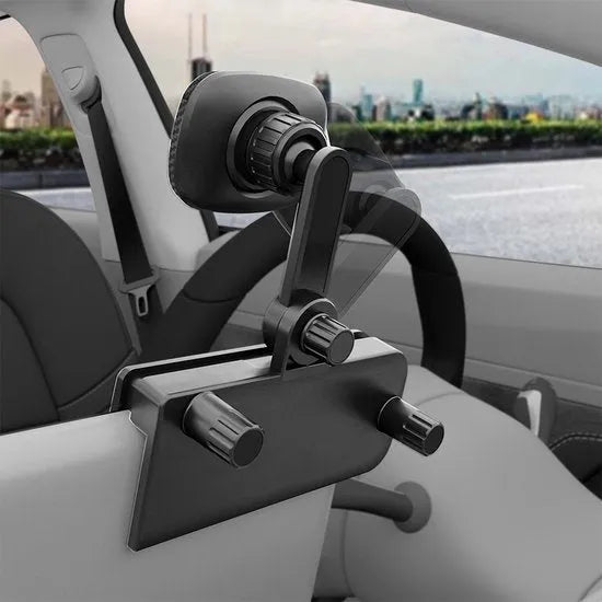Telefoonhouder auto – Magnetisch – Scherm/monitor montage – Geschikt voor Tesla Model 3/Y/S/X & Cybertruck – Zwart-Ilumina Benelux