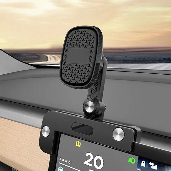 Telefoonhouder auto – Magnetisch – Scherm/monitor montage – Geschikt voor Tesla Model 3/Y/S/X & Cybertruck – Zwart-Ilumina Benelux