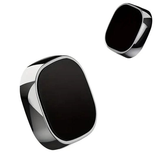 Telefoonhouder auto – Magnetisch – Set van 2 – Inclusief 4 metalen plaatjes – Zwart-Ilumina Benelux