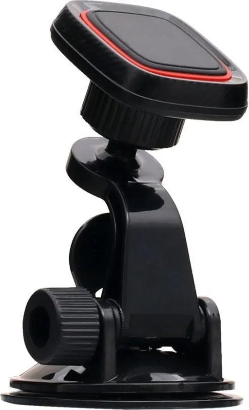 Telefoonhouder auto – Magnetisch – Sterke zuignap – Voorruit & Dashboard – Incl. magneetplaatje – Zwart-Ilumina Benelux