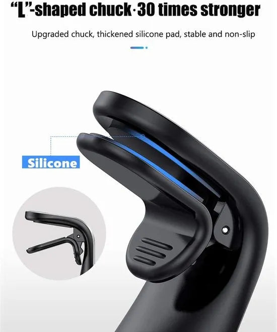 Telefoonhouder auto – Magnetisch – Universeel – Ventilatierooster Bevestiging – Zwart-Telefoonhouders-Ilumina Benelux