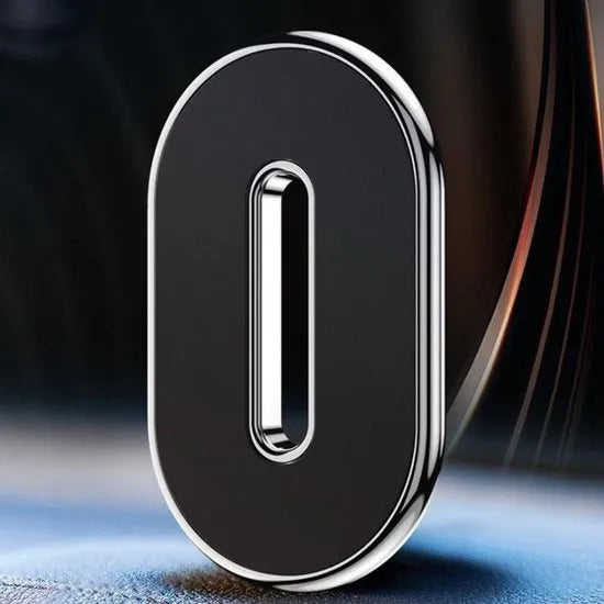 Telefoonhouder auto – Magnetisch Universeel – Verstelbaar – 360° draaibaar – Metalen plaatje – Zwart-Ilumina Benelux