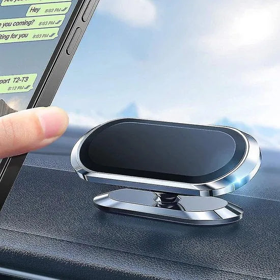Telefoonhouder auto – Magnetisch Ventilatierooster – 360° Draaibaar – Sterke Magneet – Zwart-Ilumina Benelux