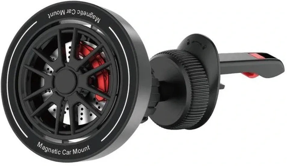Telefoonhouder auto – Magnetisch Ventilatierooster – 360° Draaibaar & Verstelbaar – Geschikt voor MagSafe – Zwart-Telefoonhouders-Ilumina Benelux